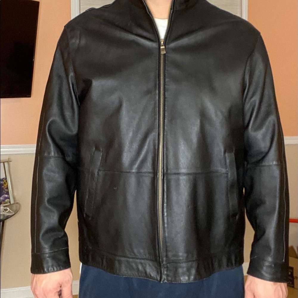 100% authentic Dolce&gabbana leather Jacket